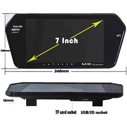 Auto Pearl CBP173 7 inch HD Bluetooth LED Touch Screen with 8 LED Reverse Camera for Lexus LX image 3