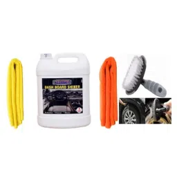 Indopower Ff881 Dashboard Shiner , 2 Pcs Car Cloth, All Tyre Cleaning Brush Kit, AHh883-image-93