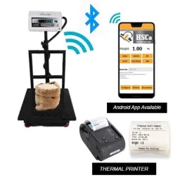 Hsco 250kg 500x500mm  Electronic Platform Bluetooth Weighing Scale With Printer, PLCHQBTPR250-picture-25
