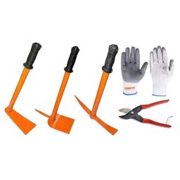 Achro 5 Pcs Powder Coated Garden Tool Kit-27