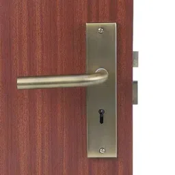 Homexpert MG1106 8 inch 60mm Stainless Steel Antique Brass Finish Cylindrical Plate Mortise Door Lock Set-image-85