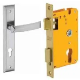 Dorset HL Series Quadra 8 inch Stainless Steel Silver Chrome Finish Dead &a; Heavy Duty Lock with (Pack of 2)-picture-15