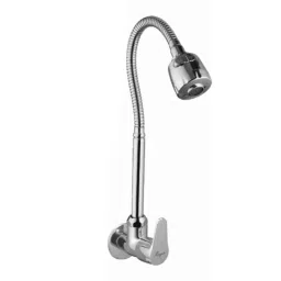 Mayur Ocich Trendy Brass Chrome Plated Dual Flow 360 Degree Adjustable Spout Sink Cock with Flange-image-85