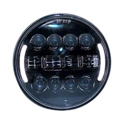 Miwings 7 Inch Round Led Stylish Hc8Cb4Hid Hi/Low Beam Headlight 75W H4 Compatible With Royal Enfield, Jeep, Thar, Motorcycle , Cars, Harley Davidson (Color Amber &a; White)-34
