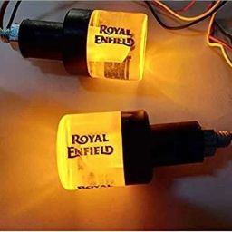 AOW Handle Bar End Dual Led Crystal Side (Orange) Indicator Lights for Royal Enfield Models K-6.11(Set of 2)-12