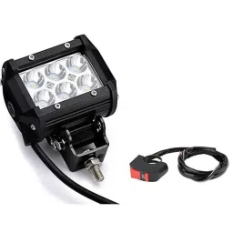 AOW 6 LED Super Bright Spot Light Fog Lamp (Pack of 2) for Hero Splendor NXG with Handle Bar Mounting On-Off Switch-19