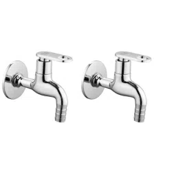 Spazio Prime Bronze Stainless Steel Chrome Finish Bib Cock with Wall Flange (Pack of 2)-picture-14