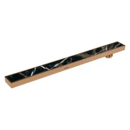Ruhe 40x3 inch Stainless Steel 304 Rose Gold PVD Coated Marble Insert Shower Drain Channel, 16-0226-06-picture-17