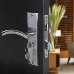Voltizi 8 inch Stainless Steel Cylindrical Plate Mortise Door Lock Set with 3 Keys, MG1101-image-16