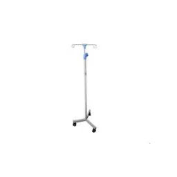 Wellsure Healthcare Mild Steel Powder Coated IV Stand with Double Hook, Metal Base &a; 3 Wheels, WSH-1462-picture-8