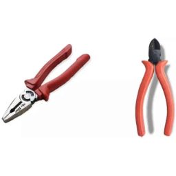 Sky Blue 2 Pcs 7.8 inch Lineman Plier Combo, SBE_PLIER_COMBO_MOD_00314-picture-0