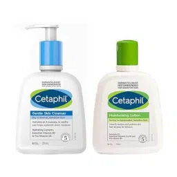 Cetaphil 250ml Moisturising Lotion &a; 250ml Gentle Skin Cleanser Combo for Sensitive &a; Dry Skin-5