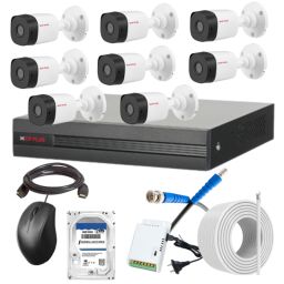 CP Plus 5MP IR Indoor &a; Outdoor CCTV Combo Kit with 8Ch DVR, 8 Bullet Camera, 8Ch SMPS, 70m Copper Cable, 2TB HDD &a; Connectors-10