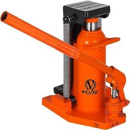 Voltz TOJ-5T 2.5 &a; 5 Ton Steel Yellow Chrome Welded Hydraulic Toe Jack Machine-24