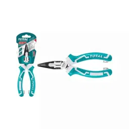 Total THT220606S 6 inch 160 mm Cr-V White &a; Blue Black Finish &a; Polish Nose Plier-picture-19