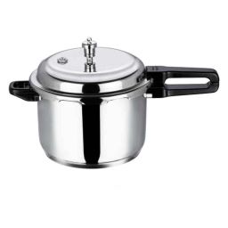 Vinod Regular 8 Litre 18/8 Stainless Steel Induction Friendly Outer Lid Pressure Cooker with Steam Plate, TCSB8 (Pack of 2)-10