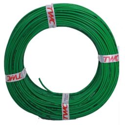 TWC Lite 2.5 Sqmm Green PVC Insulated Copper Conductor FR Industrial Cable, Length: 45 m-picture-29