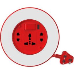 Goldmedal 3 Pin 4m Plano White &a; Red Extension Cord, 205139-picture-8