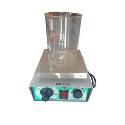 Bexco 2000ml Mild Steel Powder Coated Magnetic Stirrer with Hot Plate &a; Free Stir Bar-25