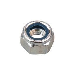 Unbrako M14 Duly White Zinc Plated Blue Ring Hexagonal Nylock Nut, 630453-picture-6