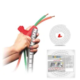 Noveau Safe-T-1ST 10mm 1.5mm Virgin HDPE White Cable Zipper, NSFZ10WT0105 (Pack of 2)-image-88