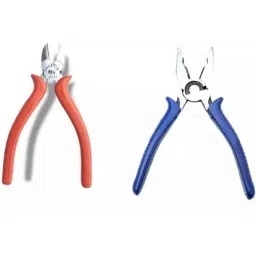 Sky Blue 2 Pcs 7.8 inch Lineman Plier Combo, SBE_PLIER_0334-picture-41
