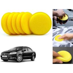 Auto Pearl Polyurethane Beige Washing &a; Waxing Polish Foam Sponge for Linea 2009-2014 (Pack of 6)-picture-45