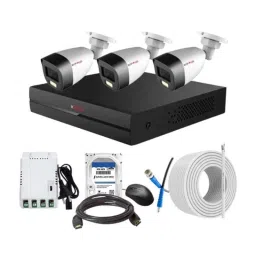 CP Plus 2.4MP Full Colour HD Audio Indoor &a; Outdoor CCTV Combo Kit with 4Ch DVR, 3 Bullet Camera, 4Ch SMPS, 70m Copper Cable, 500GB HDD &a; Connectors-11