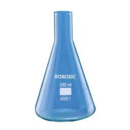 Borosil 250ml Long Neck Erlenmeyer Conical Flask, 4981021-42