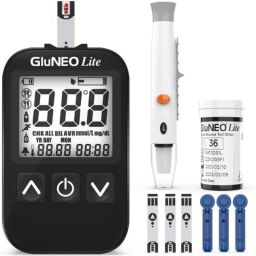 K-Life Gluneolite Automatic Black Blood Glucose Testing Machine with 50 Strips-4