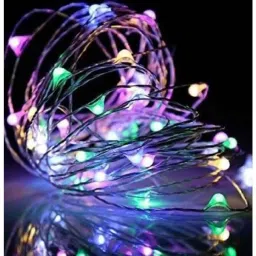 Tucasa DW-409 Multicolour LED Copper Wire String Light with Adapter (Pack of 2) image 3