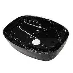 Bassino Art 50x38.5x14cm Ceramic Black Wash Basin, GR-032-S-picture-9