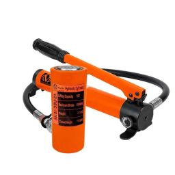 Voltz VZ-RSC-10100 10 Ton Metal Hydraulic Cylinder Lifting Jack with CP 180 Hydraulic Pump-21