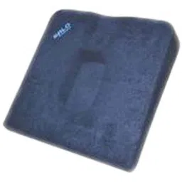 Salo Orthotics Polyurethane Square Blue Donut Cushion Covered Hole Orthopedic High Density Seat Cushion, 408XL, Size: XL-picture-2