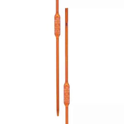 Supertek 10ml Borosilicate Glass 3.3 Class-A Amber Volumetric Pipette with NABL Certificate, 73.301.0010-21