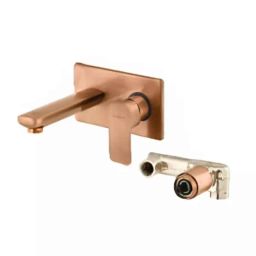 Cera Ruby Single Lever Wall Mount Basin Mixer Antique Copper, F1005473AC + F4065101AC (Pack of 2)-picture-41
