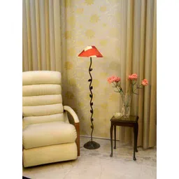 Tucasa Leaf Floor Lamp with Printed Shade, LG-591, Weight: 1100 g-image-5