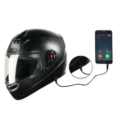 Steelbird SBA-1 Dashing Black Half Face Helmet with Plain Visor, Size (Medium, 580mm)-picture-36
