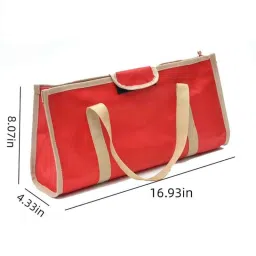 Pahal Nylon Red Single Compartment Power Tool Bag without Pockets, PITBAG image 2