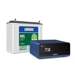 Luminous Zelio+ 1100 900VA Pure Sine Wave Digital Inverter &a; SC 18060 150Ah Tall Tubular Battery Combo-picture-36