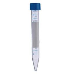 Abdos 500Pcs 15ml Blue Sterile Centrifuge Tubes Conical Bottom, P10419-45
