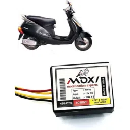Auto Pearl 12V Black Front &a; Rear Flasher Indicator Light for Kinetic Nova EX-picture-16