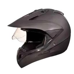 Studds Motocross With Visor Expanded Polystyrene Matt Black Off Road Full Face Off Road-Full Face Helmet, Size: Xtra Large-picture-29
