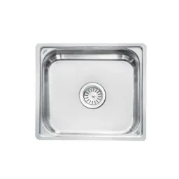 Lipka 21x18x8 inch Stainless Steel 304 Glossy Finish Square Single Bowl Kitchen Sink, SB07-304-picture-24