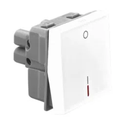 Legrand Allzy 20A 1 Way 2 Module Polycarbonate White DP Switch with Indicator, 681115-picture-15