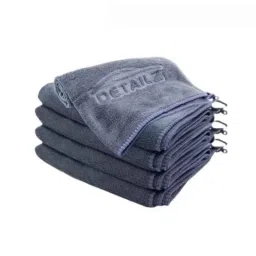 Detailz 40x40cm 380GSM Microfiber Grey Cleaning Cloth for Bike, Laptop &a; Car (Pack of 5)-image-42