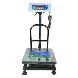 Kingstar 100kg 300x300mm Mild Steel Red LED Backlight Display Weighing Scale-image-13