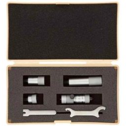 Mitutoyo 50-150mm Extension Rod Tubular Vernier Inside Micrometer with 3 Pcs Extension Rod, 137-201-32