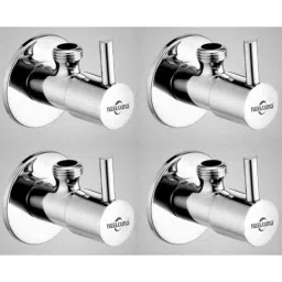 Neelkund Tubro Stainless Steel Silver Chrome Plated Angle Valve (Pack of 4)-11