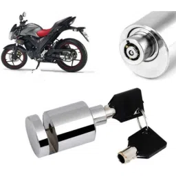 Auto Pearl Stainless Steel Silver Heavy Duty Anti Theft Motorcycle Disc Brake Lock, Lock-406-picture-17